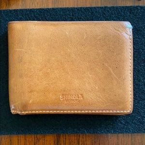 Shinola Slim Bifold Wallet